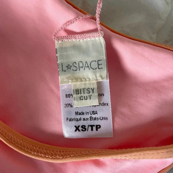 L*Space pink high waist Tommy bikini bottom - Picture 5 of 8